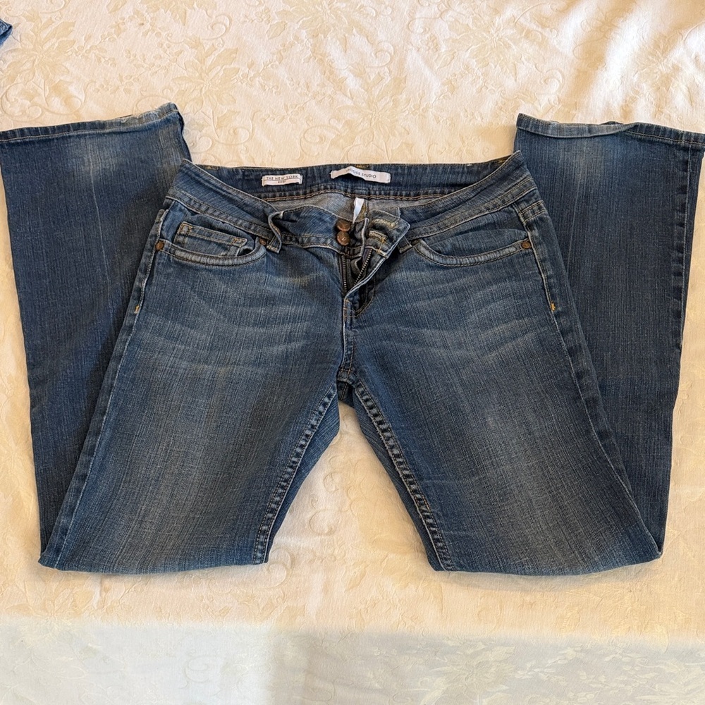 Vigoss Women's Bootcut Jeans in Medium Blue Wash